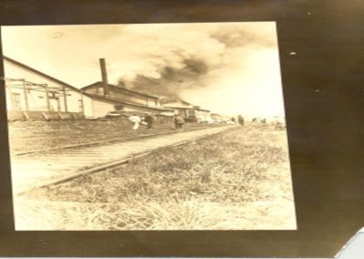 Fion MacCrea fire at depot 400x284 - Town Gallery